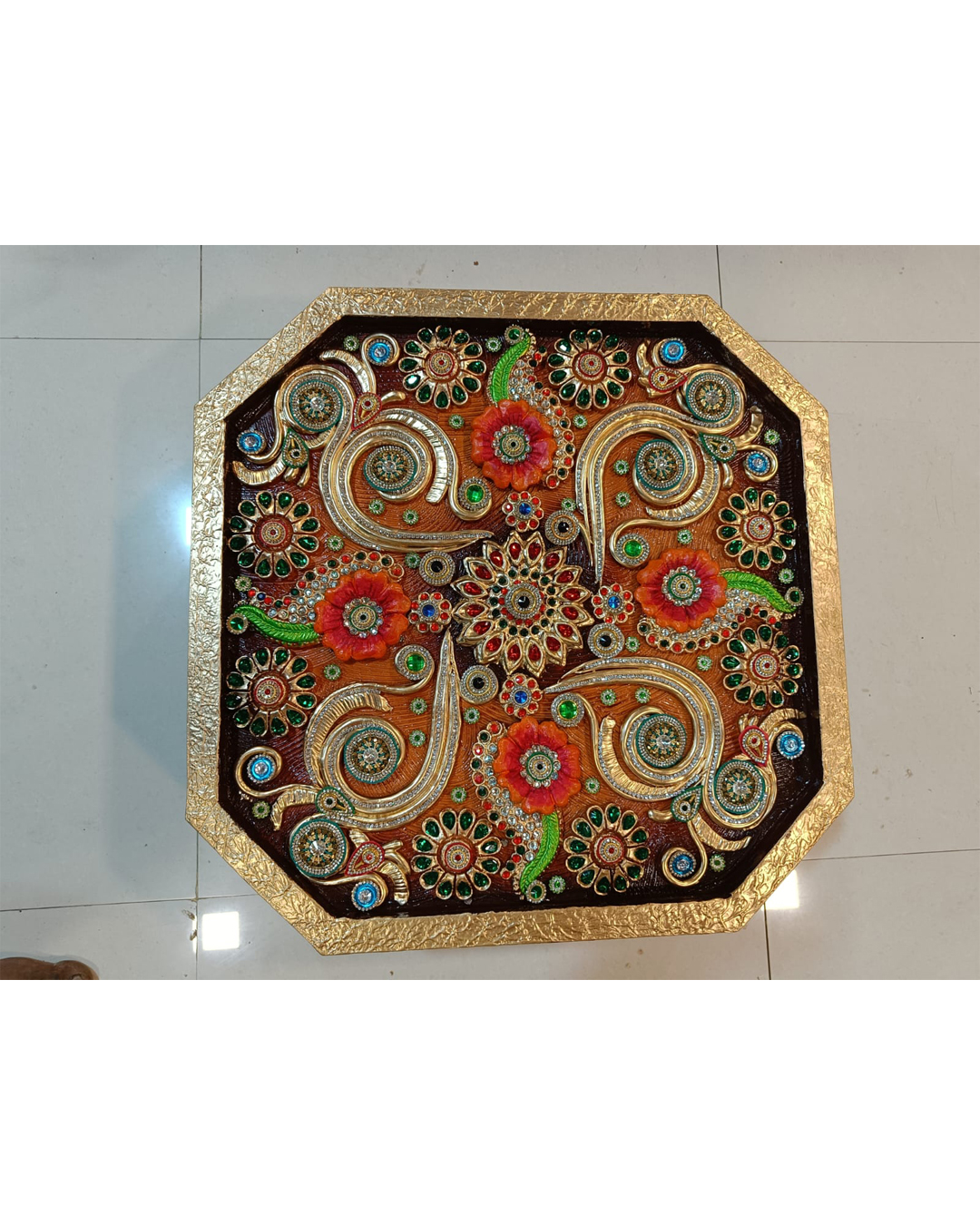 Riddhi Siddhi Art Creations - Hexagonal Chowki